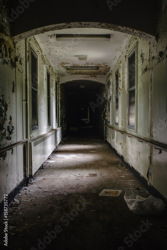 Abandoned Hallway in Old Hospital - New York