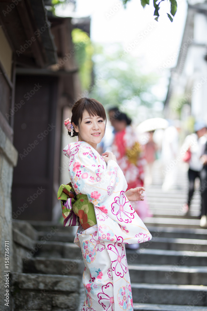 着物の女性・京都 着物の女性・京都