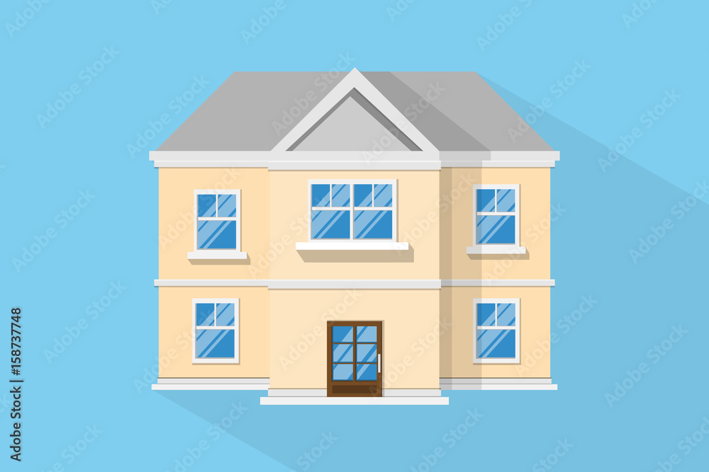 house building design.vector and illustration house building design.vector and illustration