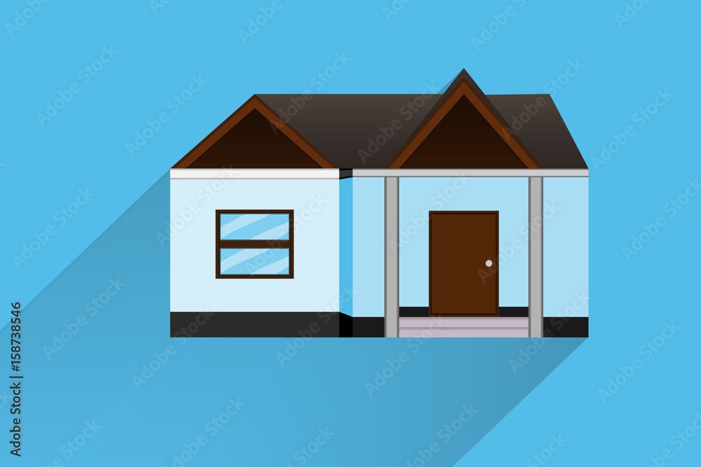 house building design.vector and illustration house building design.vector and illustration