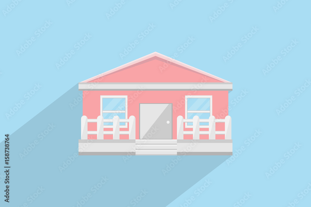 house building design.vector and illustration house building design.vector and illustration