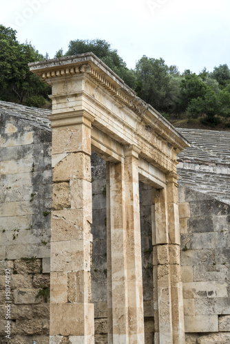Entrance gate columns 