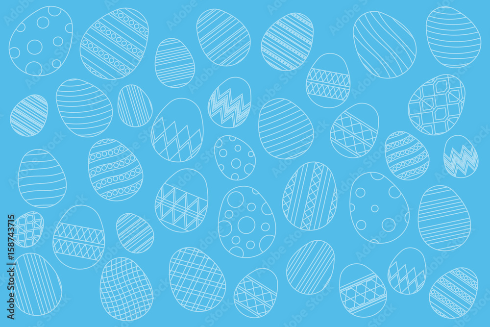 White easter rabbit.vector and illustration White easter rabbit.vector and illustration