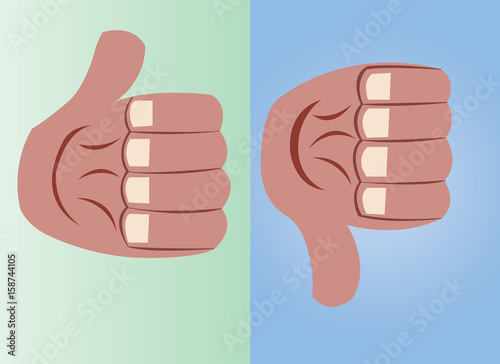 thumbs up thumbs down