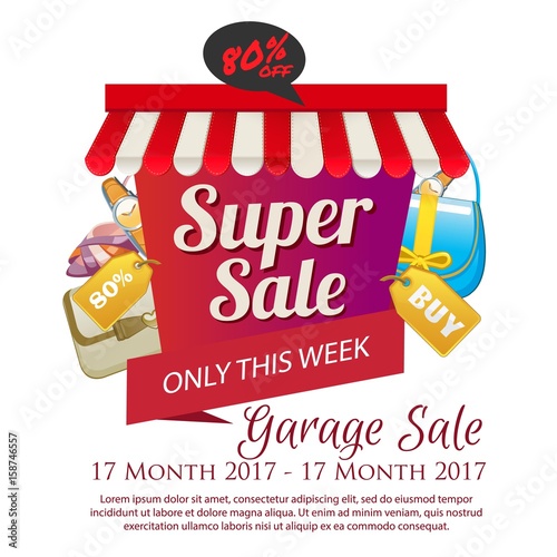 garage sale poster