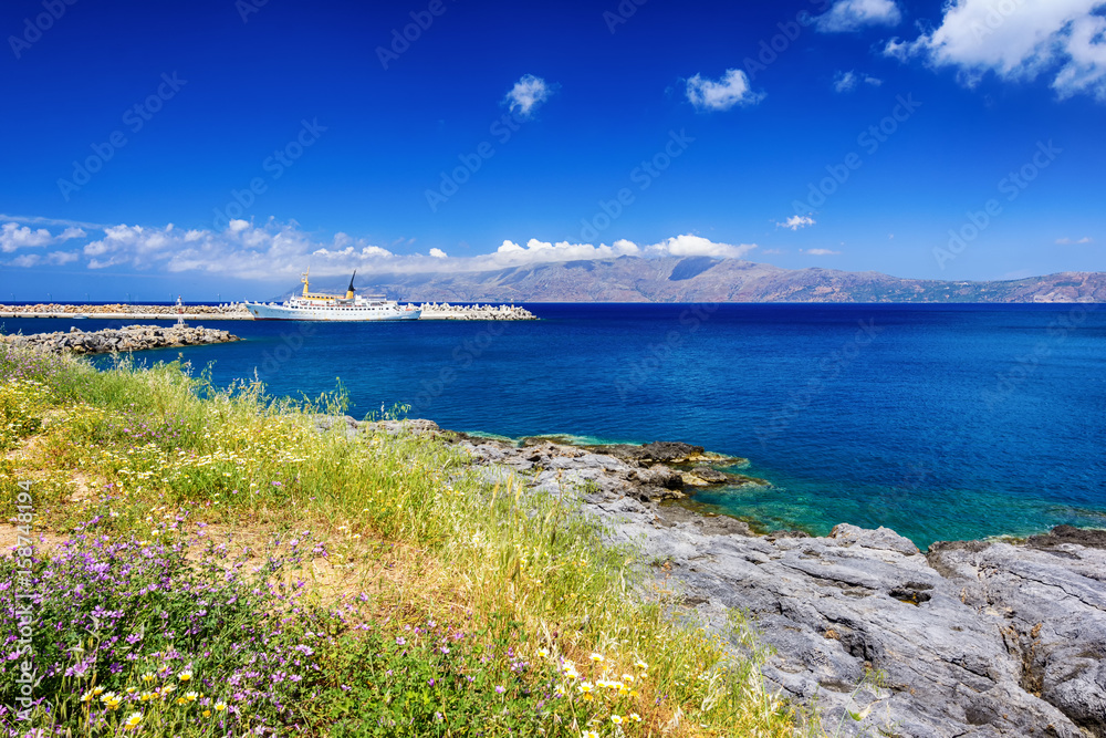 Kissamos port, Crete, Greece