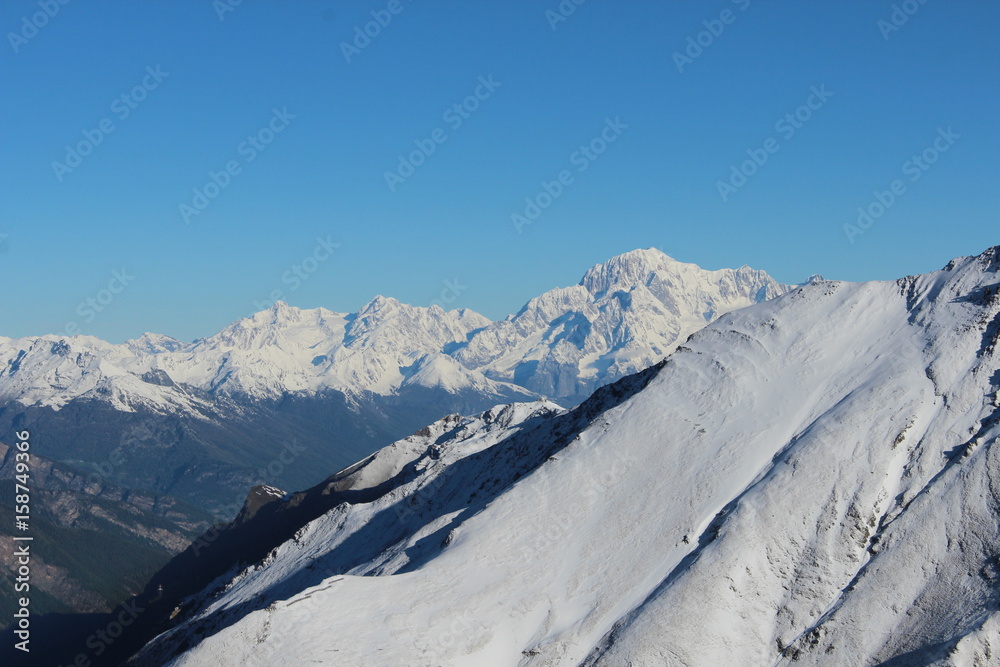 Naklejka premium Mont Blanc