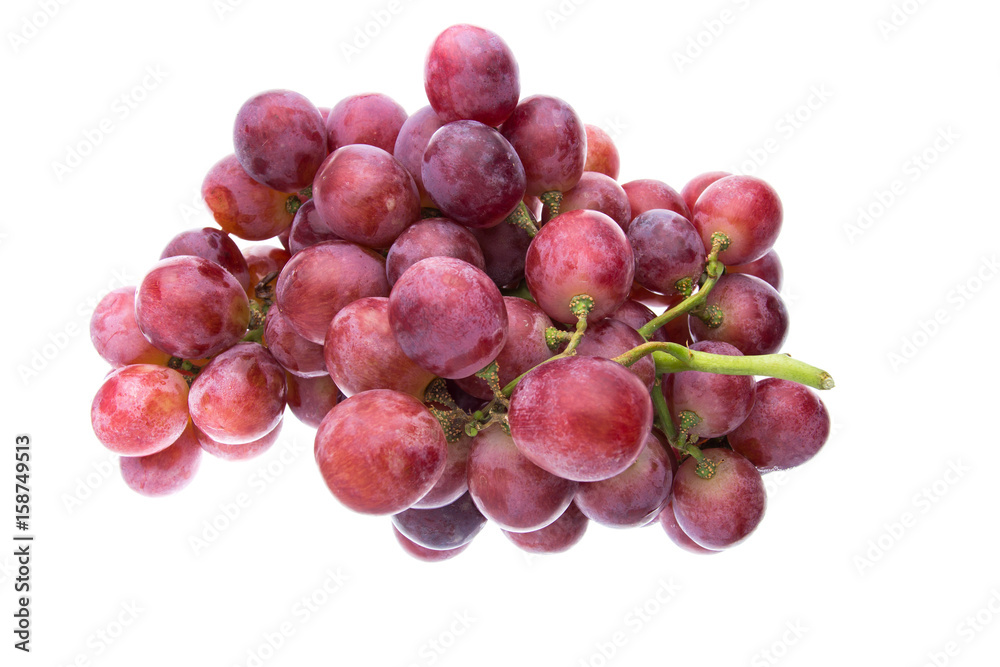 red grape isolated