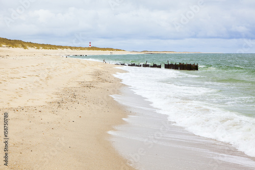 Ellenbogen beach  North Sea island of Sylt