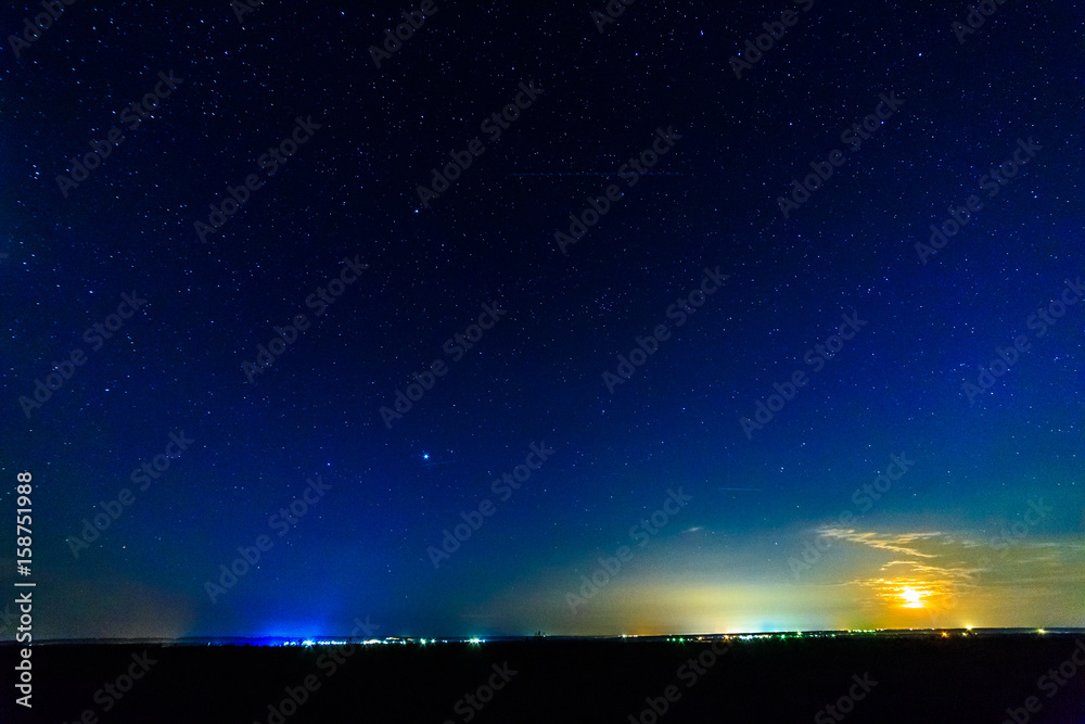 Fototapeta premium Milky way and starry sky.