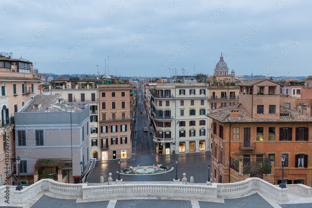 Naklejka premium Spanish Steps Rome, Italy