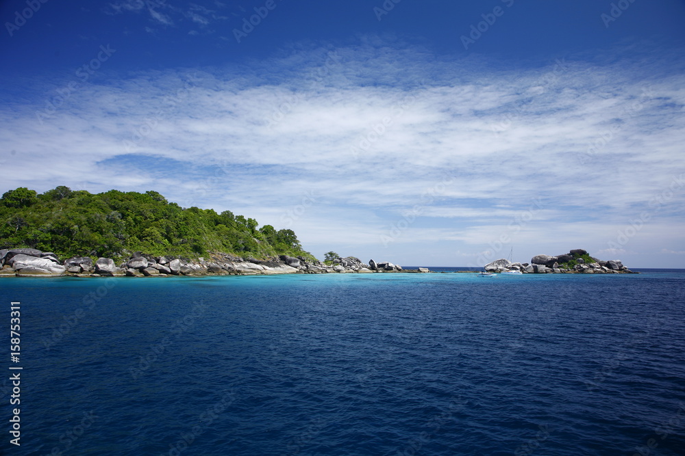 Similan Island National Park is one of the most beautiful park in Thailand. The beaches and under water world are gorgeous. 