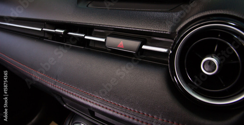 Luxury car Interior, Car air conditioner