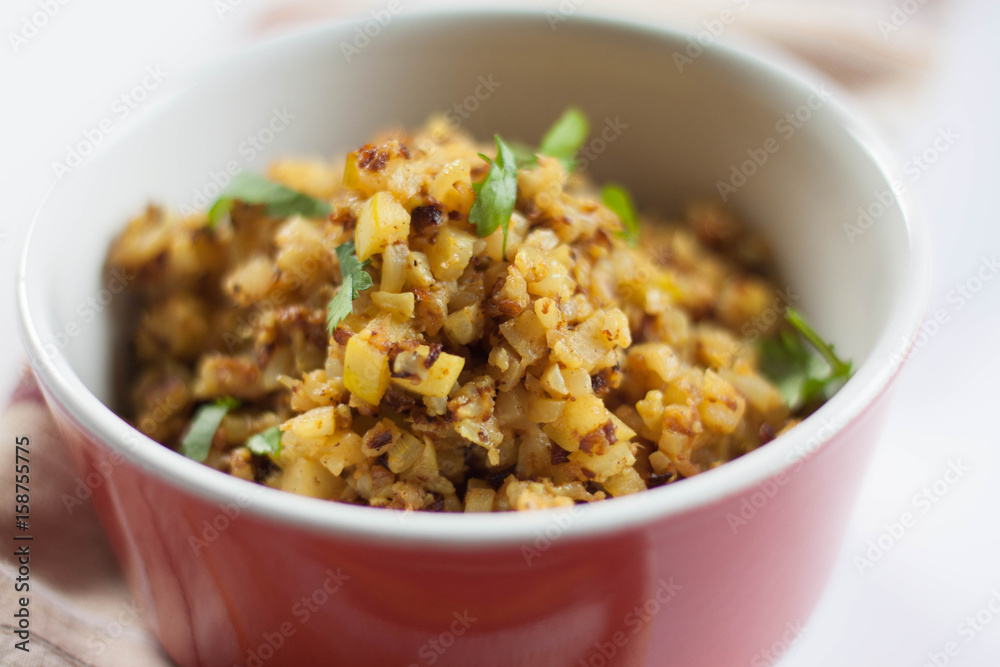 Curried Cauliflower Rice Curried Cauliflower Rice