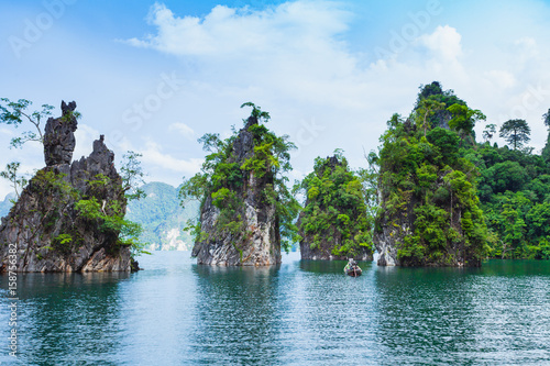 Ratchaprapha Dam at Khao Sok National Park