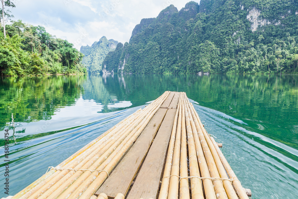 Ratchaprapha Dam at Khao Sok National Park Ratchaprapha Dam at Khao Sok National Park