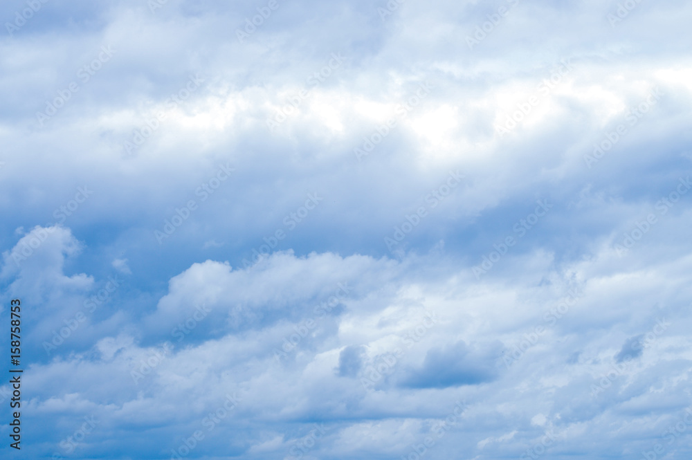 Fototapeta premium Beautiful blue cloud and sky