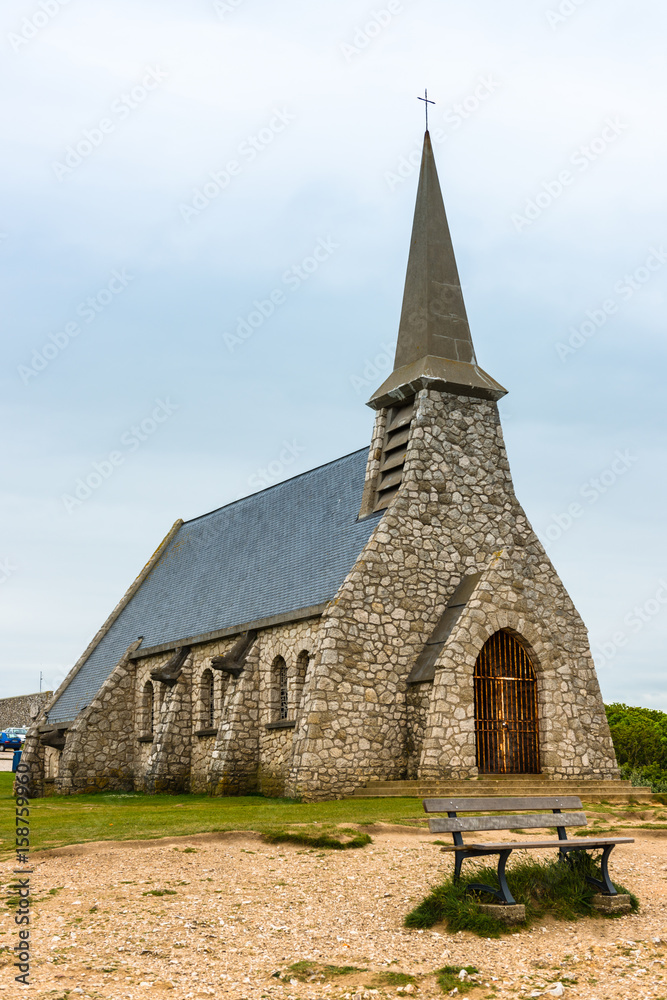 Chapel in Etretat, Normandy, France