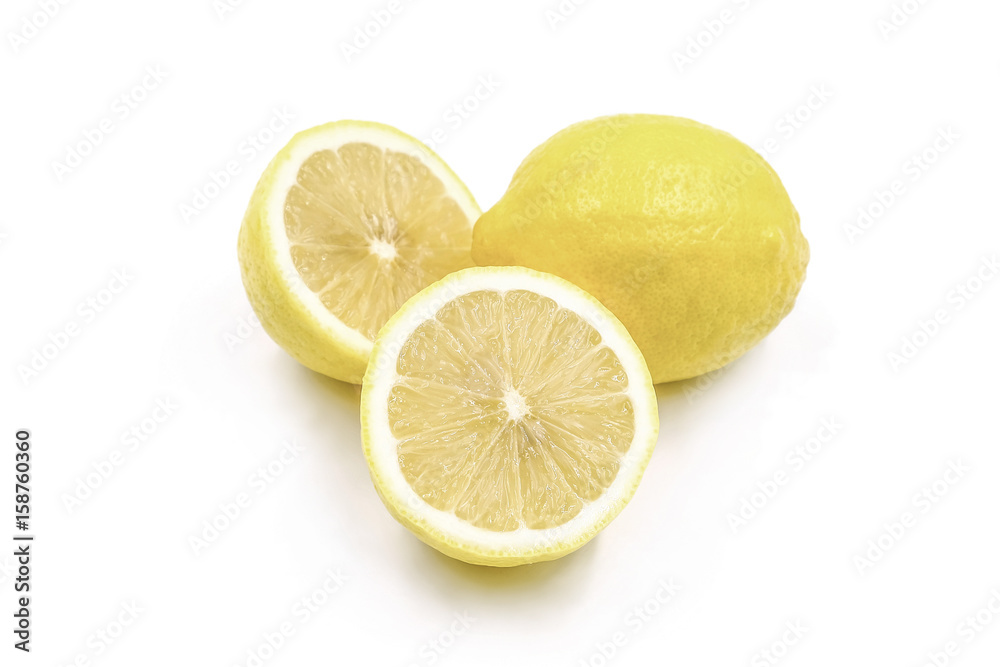 Lemon on whtie background Lemon on whtie background