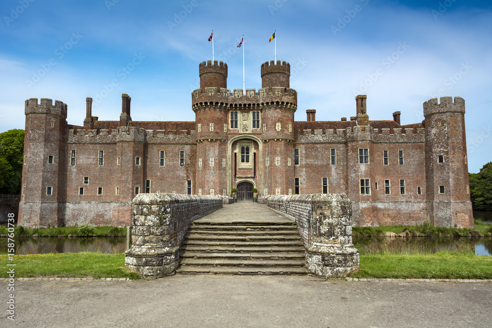 Obraz premium Herstmonceux castle in East Sussex in southern England