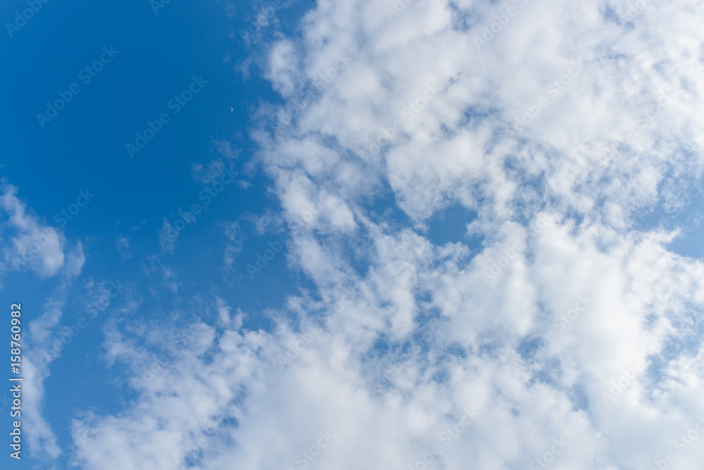 Beautiful cirrus clouds against the blue sky Beautiful cirrus clouds against the blue sky