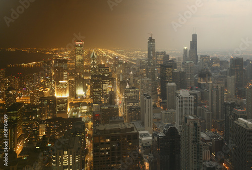 Chicago day and night