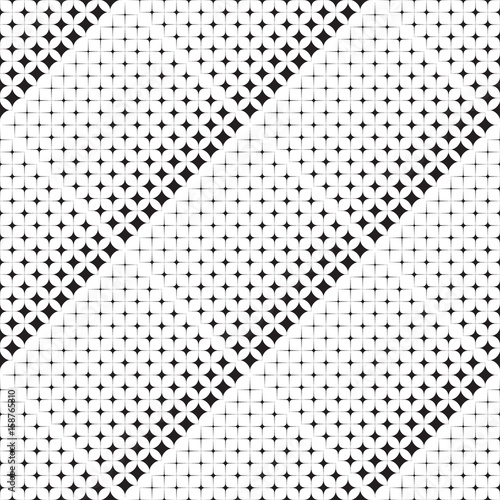 Abstract seamless black and white pattern 