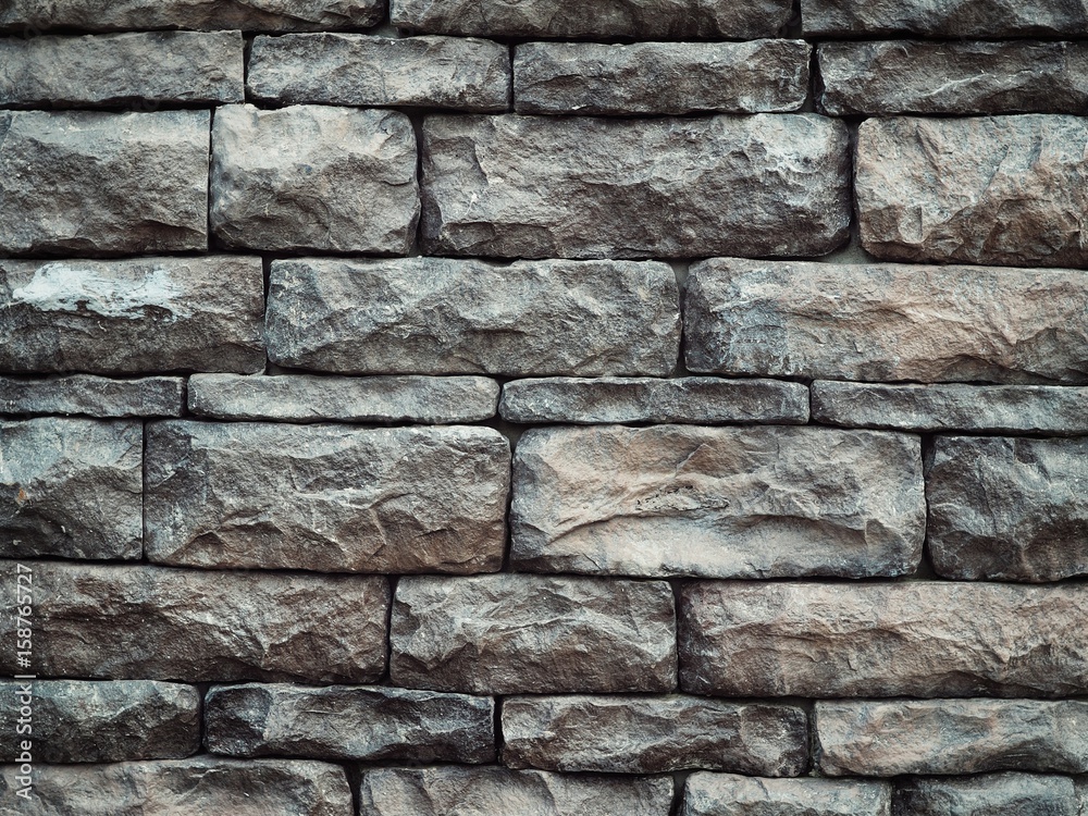 Fototapeta premium Stone wall texture background.