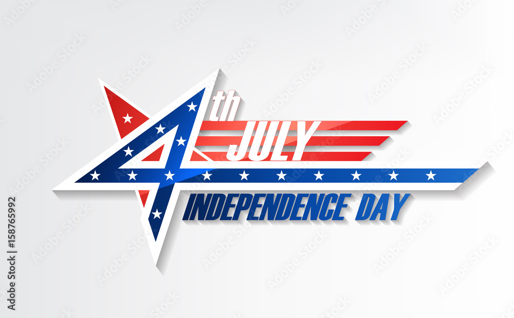 4th of July, United Stated independence day, American national day, design logo badge, vector illustration 4th of July, United Stated independence day, American national day, design logo badge, vector illustration