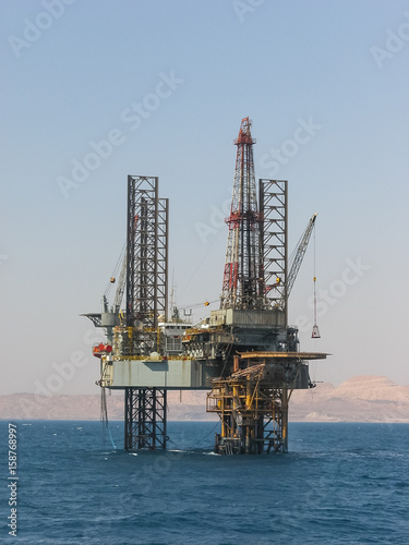Drilling Rig in the Gulf of Suez