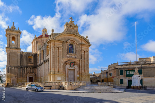 Barocke Muttergotteskirche in Qrendi, Malta photo