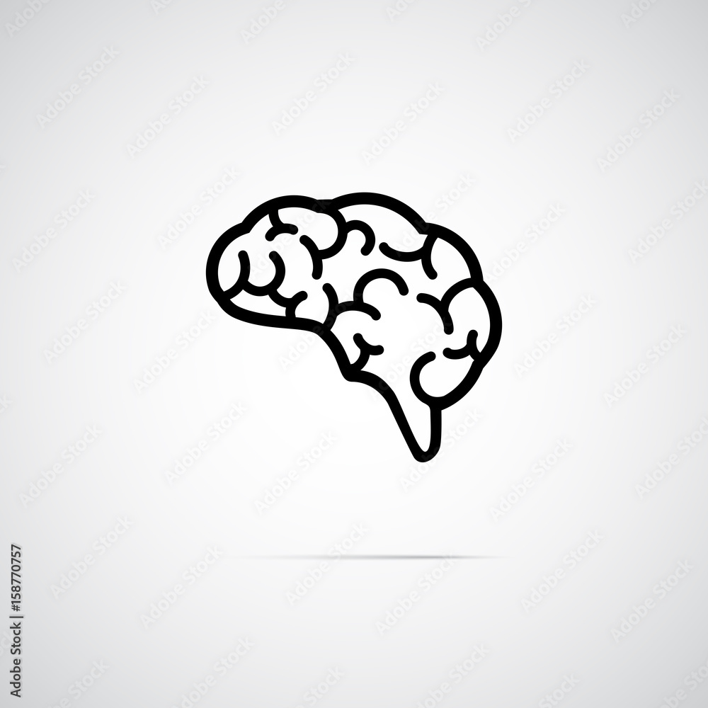 Brain vector icon Brain vector icon