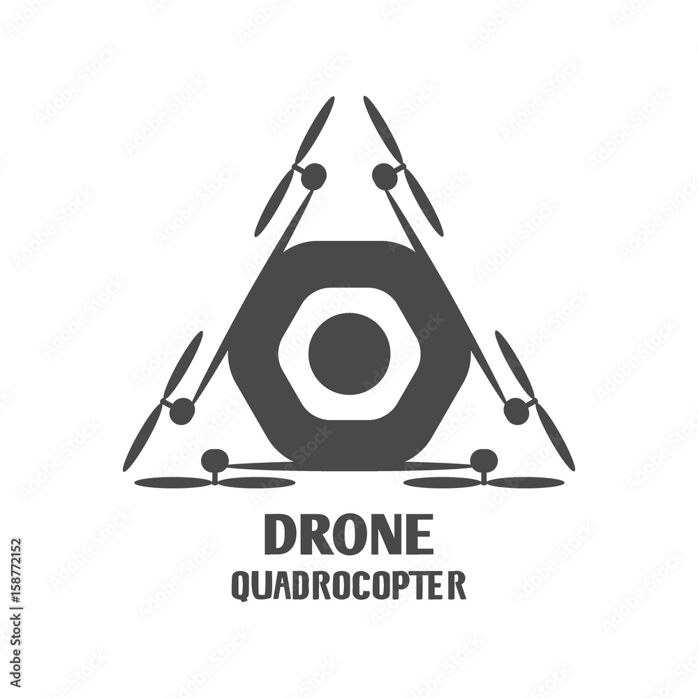 Drone quadcopter vector template technology helicopter aircraft copter remote camera aerial fly wireless control equipment. Drone quadcopter vector template technology helicopter aircraft copter remote camera aerial fly wireless control equipment.