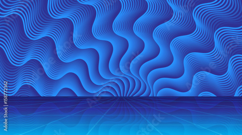 Magic abstract background with rays of light