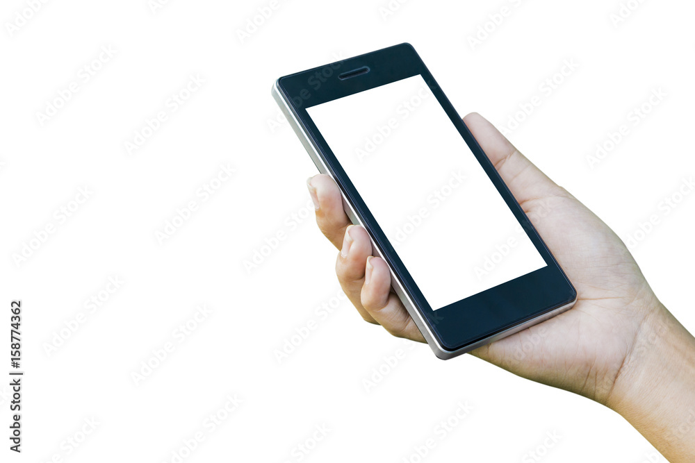 Touch screen mobile phone, in hand Touch screen mobile phone, in hand