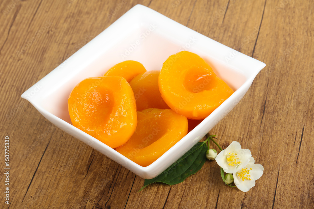 Canned peaches