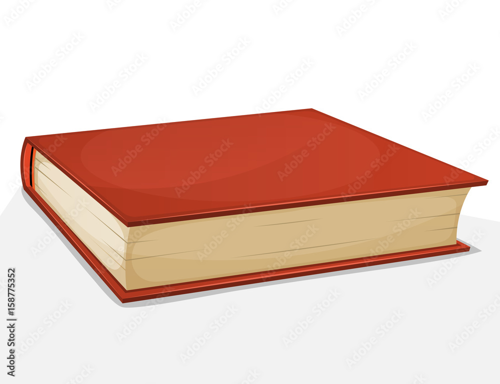 Red Book Isolated On White