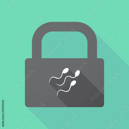 Long shadow pad with sperm cells