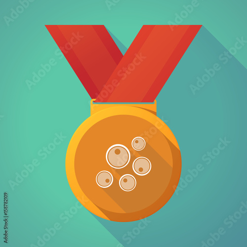 Long shadow medal with oocytes