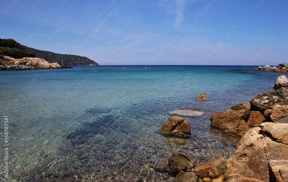 Spartaia bay, Elba island, Tuscany, Italy