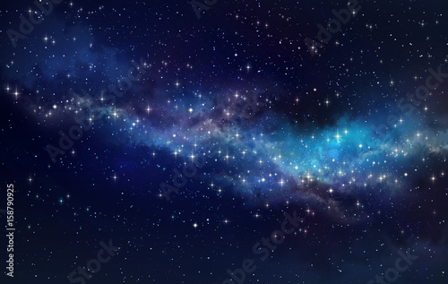 Star field in deep space