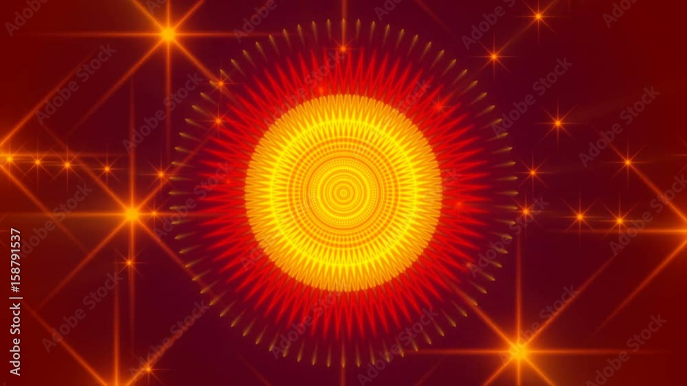 red abstract background and gold particles, loop red abstract background and gold particles, loop