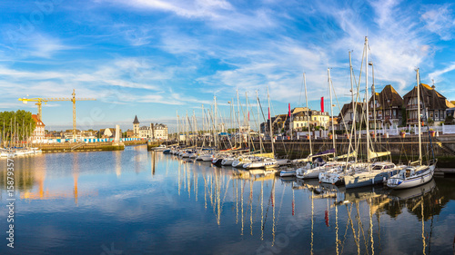 Trouville and Touques river