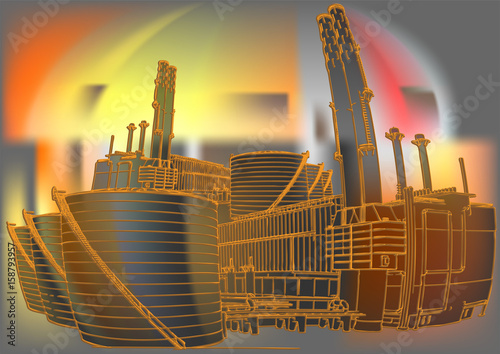 oil industry background