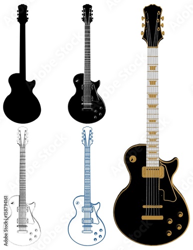 Electric Guitar Vector 