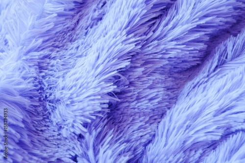 Warm purple plaid with long fibers