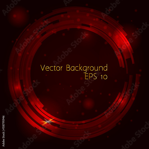 Colorful abstract vector background. Abstract technology 3d shape