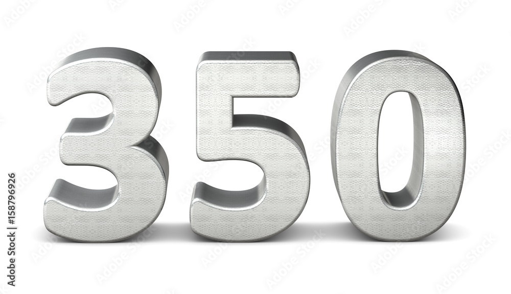 350 zahl silber 3d number silver struktur 350 zahl silber 3d number silver struktur