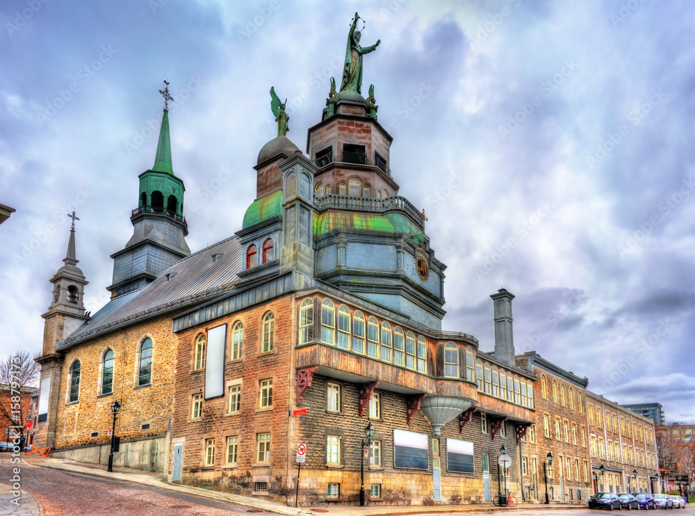 Fototapeta premium Notre Dame de Bon Secours Chapel in Montreal, Canada