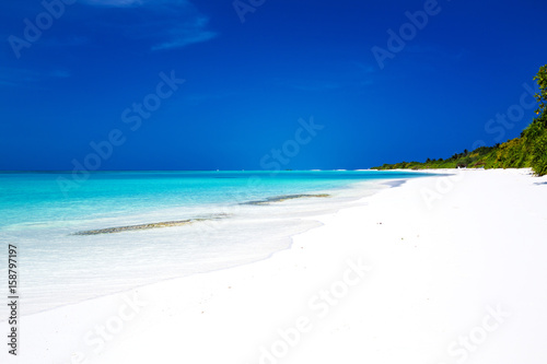 Fototapeta Naklejka Na Ścianę i Meble -  Maldives island seascape